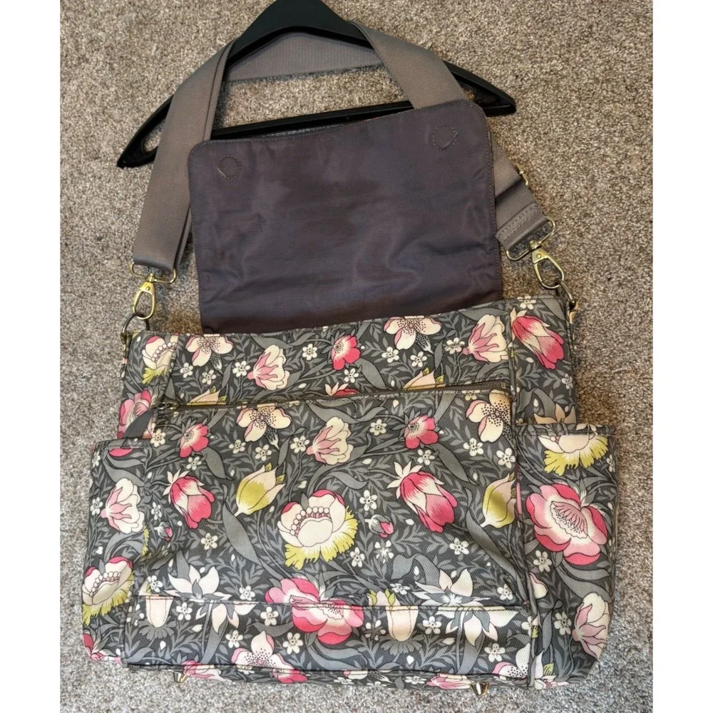 Pottery Barn Kids Diaper Bag Gray Floral Liberty‎ London Backpack